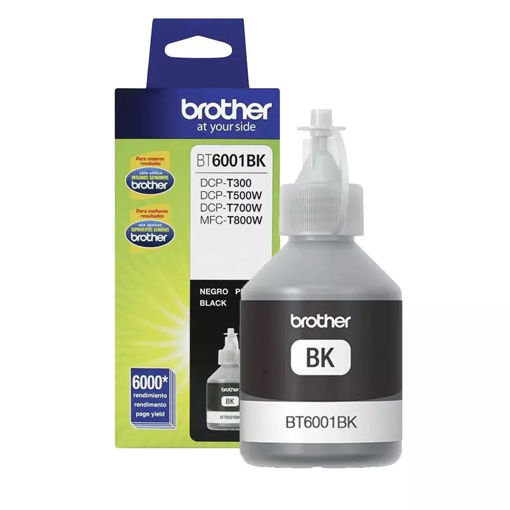 Imagen de BROTHER BOTELLA DE TINTA  BT6001BK