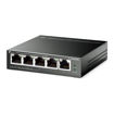 Imagen de SWITCH TP-LINK TL-SG105PE 5 PUERTOS GIGABIT CON 4 PUERTOS POE+ SMART MANAGED