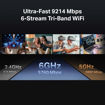 Imagen de ROUTER GAMER TP-LINK ARCHER GE550 BE9300 WIFI 7 TRIBANDA