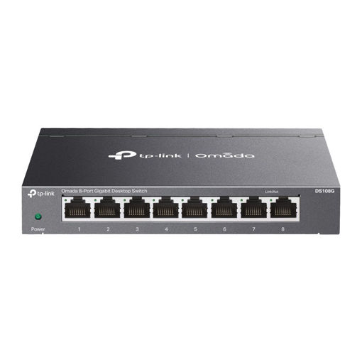 Imagen de SWITCH TP-LINK DS108G GIGABIT DE 8 PUERTOS PARA HOGAR Y OFICINA