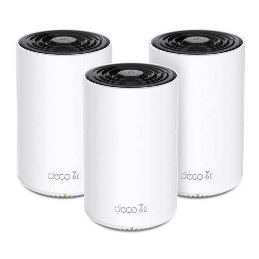 Imagen de SISTEMA MESH TP-LINK DECO XE75 AX5400 WIFI 6E TRIBANDA 3 PACK