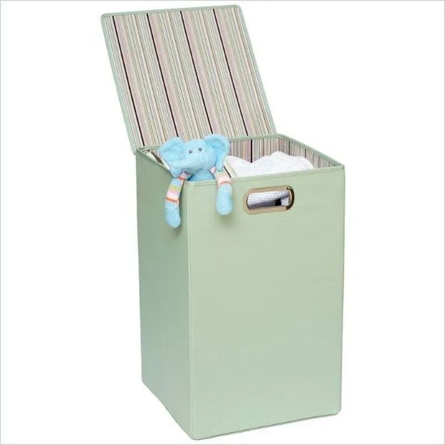 Imagen de Caja Organizador Accesorios Verde Juguete Niños Bebés Cuarto