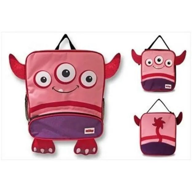 Imagen de Set Mochila Y Lunchera Térmicas Nuby Rojas Y Lilas Promocion Rojo/violeta