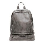 Imagen de Mochila Maternal Ecocuero Gris Estocolmo Bebes C/cambiador  Gris Oscuro Cuero Sintético