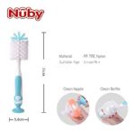 Imagen de Cepillo Limpiamemas Biberon Mamaderas C/base Nuby Bebes Azul