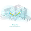 Imagen de SISTEMA MESH TP-LINK DECO X50-POE AX3000 WIFI 6 3 PACK