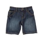 Imagen de  Short Bermuda Jean Bolsillos Crazy8 Algodón Niños Verano Azul Oscuro Liso 2t