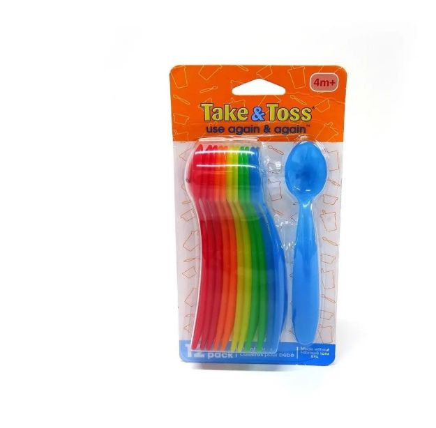 Imagen de Set De 12 Cucharas The First Years Multicolores Para Bebés