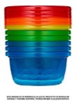 Imagen de Set X 6 Bowls Grandes Con Tapa Multicolor The First Year 