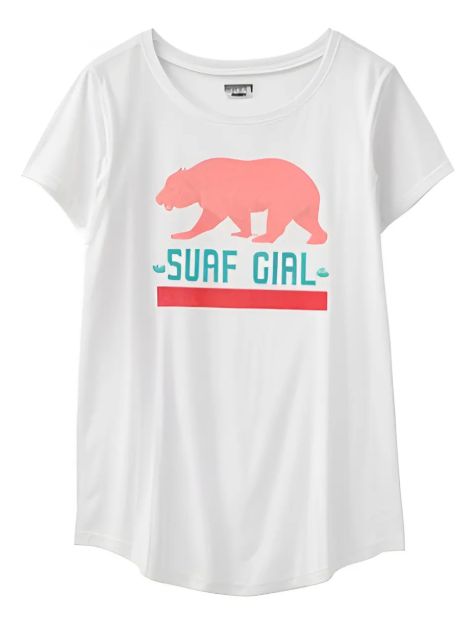 Imagen de Remeras Mangas Cortas Crazy8 Algodón Oso Polar Niños Verano Blanco Xl Liso