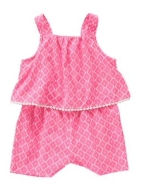 Imagen de Enterito Romper Musculosa Crazy8 Verano Color Rosa Nena Rosa Chicle 3t
