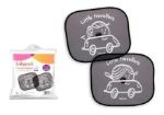 Imagen de Parasoles Negros Para Auto Babypack Con Ventosa