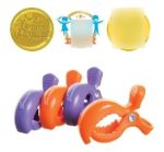 Imagen de Pack De 4 Ganchos Para Coches Bebé Color Nena Y Varón 