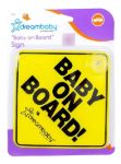 Imagen de Cartel Dreambaby Alerta Bebé A Bordo Seguridad Autos Avisos