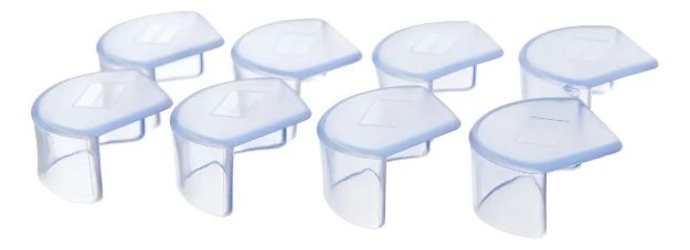 Imagen de Set De 8 Protectores Redondos Dreambaby Seguridad Esquinas Transparente