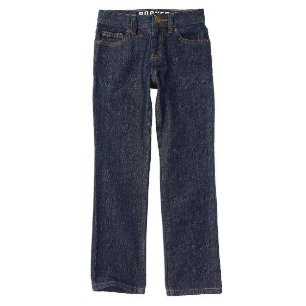 Imagen de Jeans Pantalon Rocker Corte Slim Algodon Crazy8 Niños Azul Oscuro 7