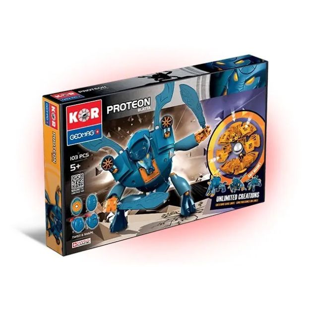 Imagen de Puzzle Magnético Robot Blatta 103 Piezas Geomag Juegos Niños