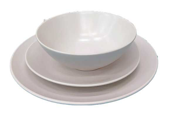 Imagen de Vajilla 12 Pzas Beige Claro, Hueso