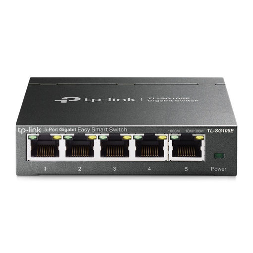 Imagen de SWITCH TP-LINK TL-SG105E 5 PUERTOS GIGABIT EASY SMART
