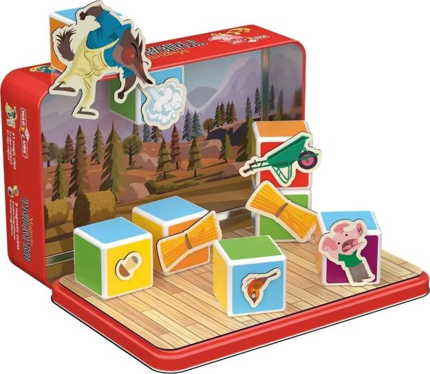 Imagen de Puzzle Cubos Magnéticos Teatro Libro De Historieta Y Tarjeta
