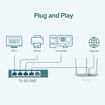 Imagen de SWITCH TP-LINK TL-SG105E 5 PUERTOS GIGABIT EASY SMART