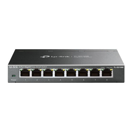 Imagen de SWITCH TP-LINK TL-SG108E 8 PUERTOS GIGABIT EASY SMART