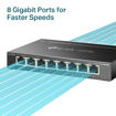 Imagen de SWITCH TP-LINK TL-SG108E 8 PUERTOS GIGABIT EASY SMART