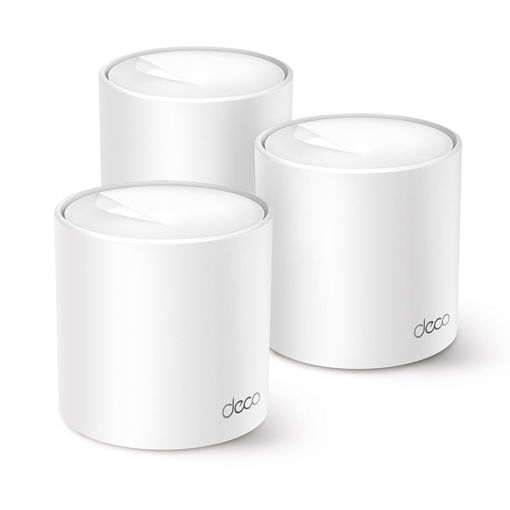 Imagen de DECO TP-LINK X10 AX1500 WIFI 6 MESH PACK 3 COBERTURA TOTAL
