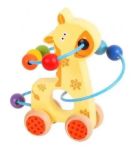 Imagen de Juego Madera Jirafa Con Cuentas Y Ruedas Bigjigs Bebes 12m+