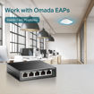 Imagen de SWITCH TP-LINK TL-SG1005P 5 PUERTOS GIGABIT POE+