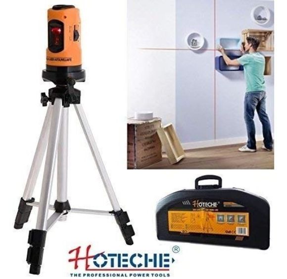Imagen de Nivel Laser C/ Tripode Aluminio Y Maletin 10mts Hoteche