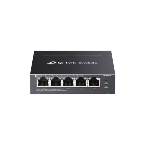 Imagen de SWITCH TP-LINK DS105GP 5 PUERTOS GIGABIT POE+ 65W
