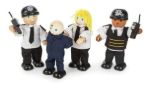 Imagen de Juguetes Figura De Acción Policía Y Ladrones Bigjigs 11cm