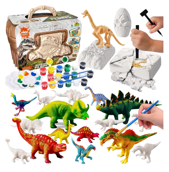 Imagen de Valija Pinta Dinosaurios C/dinos Pintar