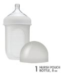 Imagen de Mamadera Con Bolsa Y Tetina Silicona Anticólico 8oz (236 Ml) Gris