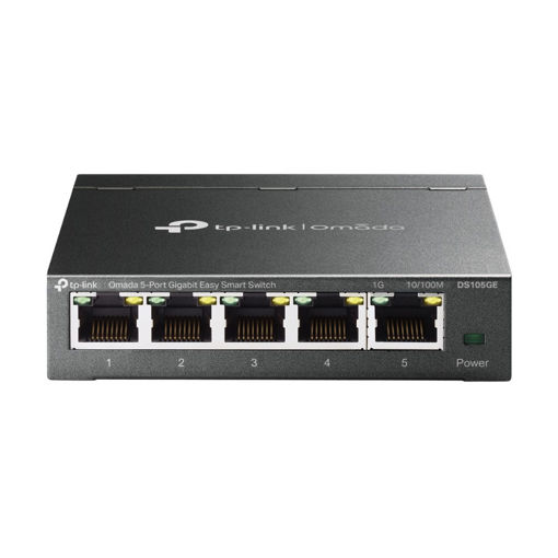 Imagen de SWITCH TP-LINK DS105GE OMADA 5 PUERTOS GIGABIT EASY MANAGED