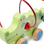 Imagen de Bigjigs Toys Cocodrilo De Madera Con Cuentas Bebes 12m+