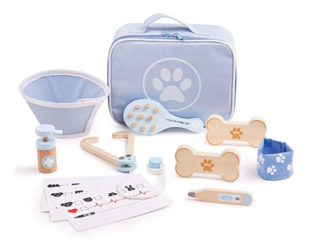 Imagen de Juego De Rol Valija De Veterinario Bigjigs Niños 3 Años+ Violeta