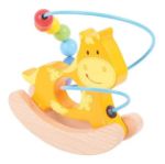 Imagen de Bigjigs Toys Balancín Caballo De Madera Con Cuentas 12m+