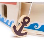 Imagen de Juego De Madera Barco Pirata Accesorios Bigjigs Niño 3 Años+ Pirata Multicolor