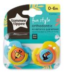 Imagen de Chupete Tommee Tippee Fun Style Silicona Bebes 0 A 6 Meses Celeste 0 A 6 Meses