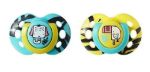 Imagen de Set 2 Chupetes Y Estuche Fun Style 6 A 18 Meses Ortodonticos Amarillo 6 A 18 Meses