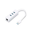 Imagen de HUB ADAPTADOR TP-LINK UE330 USB 3.0 A RJ45 GIGABIT CON 3 PUERTOS USB 3.0