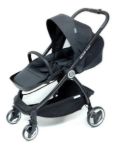 Imagen de Coche Negro Greet Biuco Con Posavasos Bebes Reclina Completo Negro