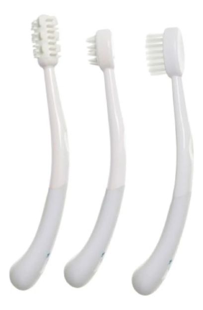 Imagen de Set De 3 Cepillos Dientes Para Varias Etapas Bebes Niños