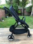 Imagen de Coche Con Babysilla Base Isofix Para El Auto Greet Bebes Negro