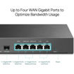 Imagen de ROUTER VPN TP-LINK TL-ER7206 OMADA MULTI-WAN GIGABIT