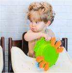 Imagen de Juego De Plato, Bowl, Cubiertos, Vaso Antivuelco Y Lunchera Verde Monster