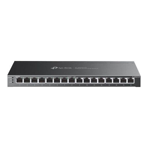 Imagen de SWITCH TP-LINK TL-SG2016P JETSTREAM 16 PUERTOS GIGABIT POE+ OMADA SDN