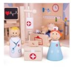 Imagen de Mini Hospital De Madera Bigjigs Juego Infantil Niños 3 Años+